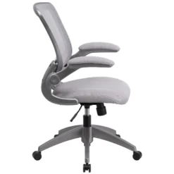 Emma And Oliver Mid-Back Gray Mesh Swivel Ergonomic Task Office Chair With Gray Frame -HOMCOM Sales Store GUEST f5d8cb2c 259e 4bbf 998f f88f5410ab7d