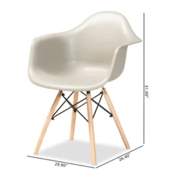 4pc Galen Plastic And Wood Dining Chair Set - Baxton Studio 18 4pc Galen Plastic And Wood Dining Chair Set - Baxton Studio -HOMCOM Sales Store GUEST f5f46447 5dc3 41a1 958f 180211302227