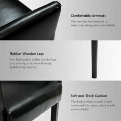 Costway Executive PU Leather Guest Chair Reception Side Arm Chair Upholstered 14 Costway Executive PU Leather Guest Chair Reception Side Arm Chair Upholstered -HOMCOM Sales Store GUEST f6901156 be57 4dc8 888a 790e489e5b73