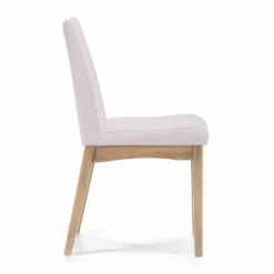 Set Of 2 Dimitri Fabric Dining Chairs Light Beige/Oak - Christopher Knight Home -HOMCOM Sales Store GUEST f8a6642e a49f 46ed 9cb6 4c31ba882baa
