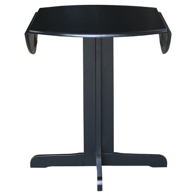 Oval 36" Dual Drop Leaf Table - International Concepts 4 Oval 36" Dual Drop Leaf Table - International Concepts - Image 2