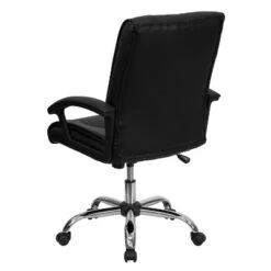 Flash Furniture Mid-Back Black LeatherSoft Swivel Manager's Office Chair With Arms -HOMCOM Sales Store GUEST fb3aac87 11d7 44a5 a3c0 6ca5bda0d555