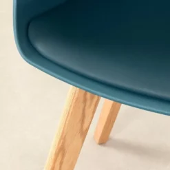 Set Of 2 Flam Dining Chairs With Wooden Legs - South Shore -HOMCOM Sales Store GUEST fc2d5256 382d 48c4 b99a 63eddb194730