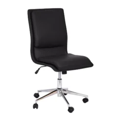 Emma And Oliver Modern Faux Leather Upholstered Mid-Back Home Office Chair With 5 Star Base And Pneumatic Seat Height Adjustment 10 Emma And Oliver Modern Faux Leather Upholstered Mid-Back Home Office Chair With 5 Star Base And Pneumatic Seat Height Adjustment -HOMCOM Sales Store GUEST fcce5e8f 45d7 4b28 86c9 6ac1d83a9f26
