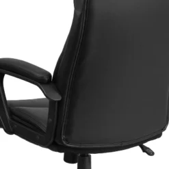 Flash Furniture Raya High Back Black LeatherSoft Executive Swivel Office Chair With Slight Mesh Accent And Arms -HOMCOM Sales Store GUEST fd51c2f3 2b71 4226 8333 da3d197487d6