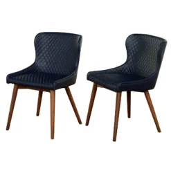 Set Of 2 Seguro Dining Chairs - Buylateral -HOMCOM Sales Store GUEST fde008e0 3020 4b07 964c 96d9e1a3352c