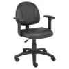 Posture Chair With Adjustable Arms Black - Boss Office Products -HOMCOM Sales Store GUEST fdf48929 0cf1 4d64 95c7 009b6a30bffc