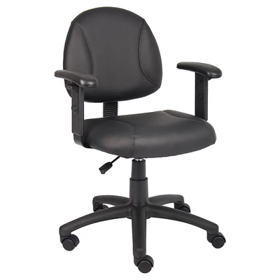 Posture Chair With Adjustable Arms Black - Boss Office Products 3 Posture Chair With Adjustable Arms Black - Boss Office Products
